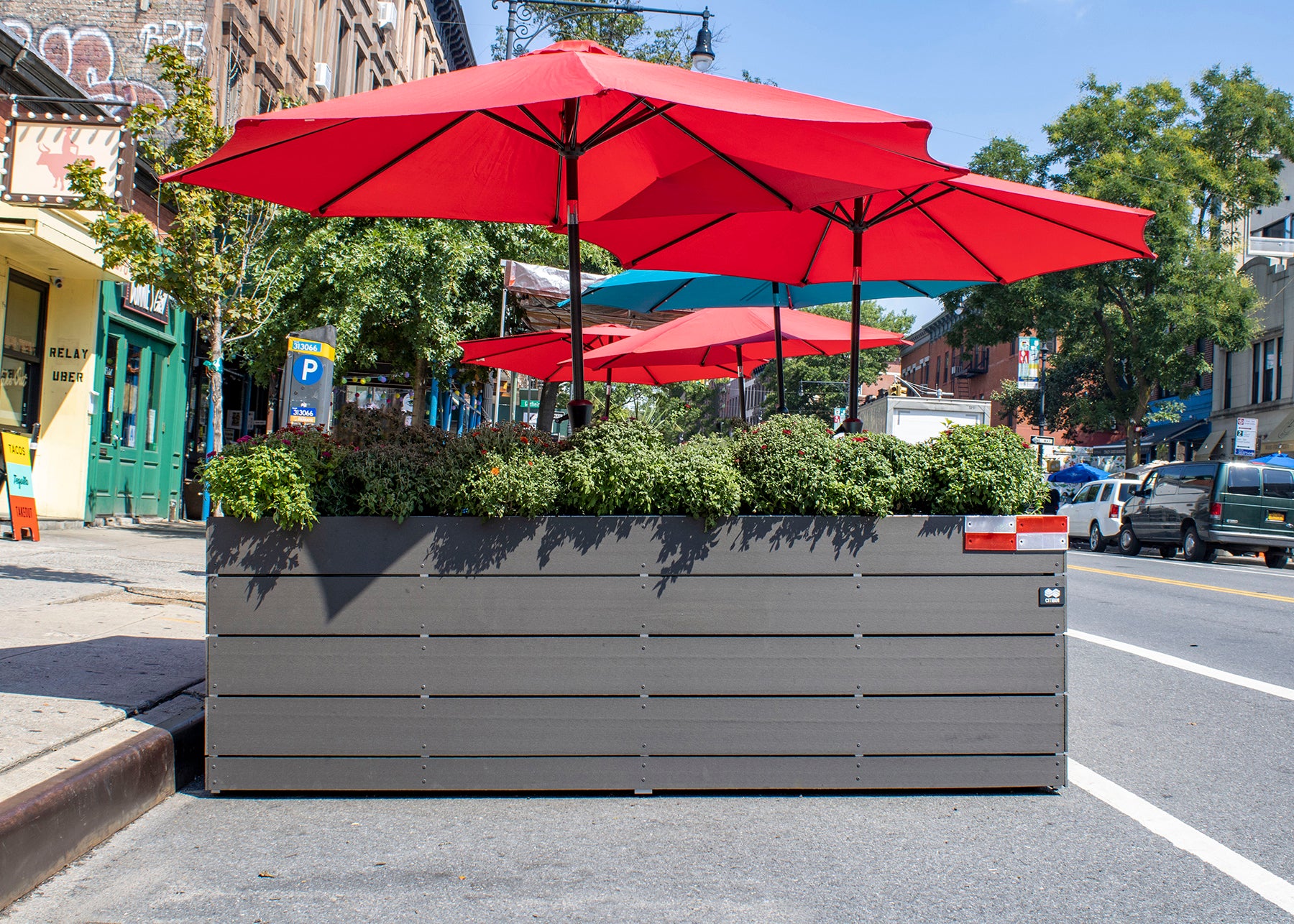 Transforming Outdoor Dining with Planters at Calexico