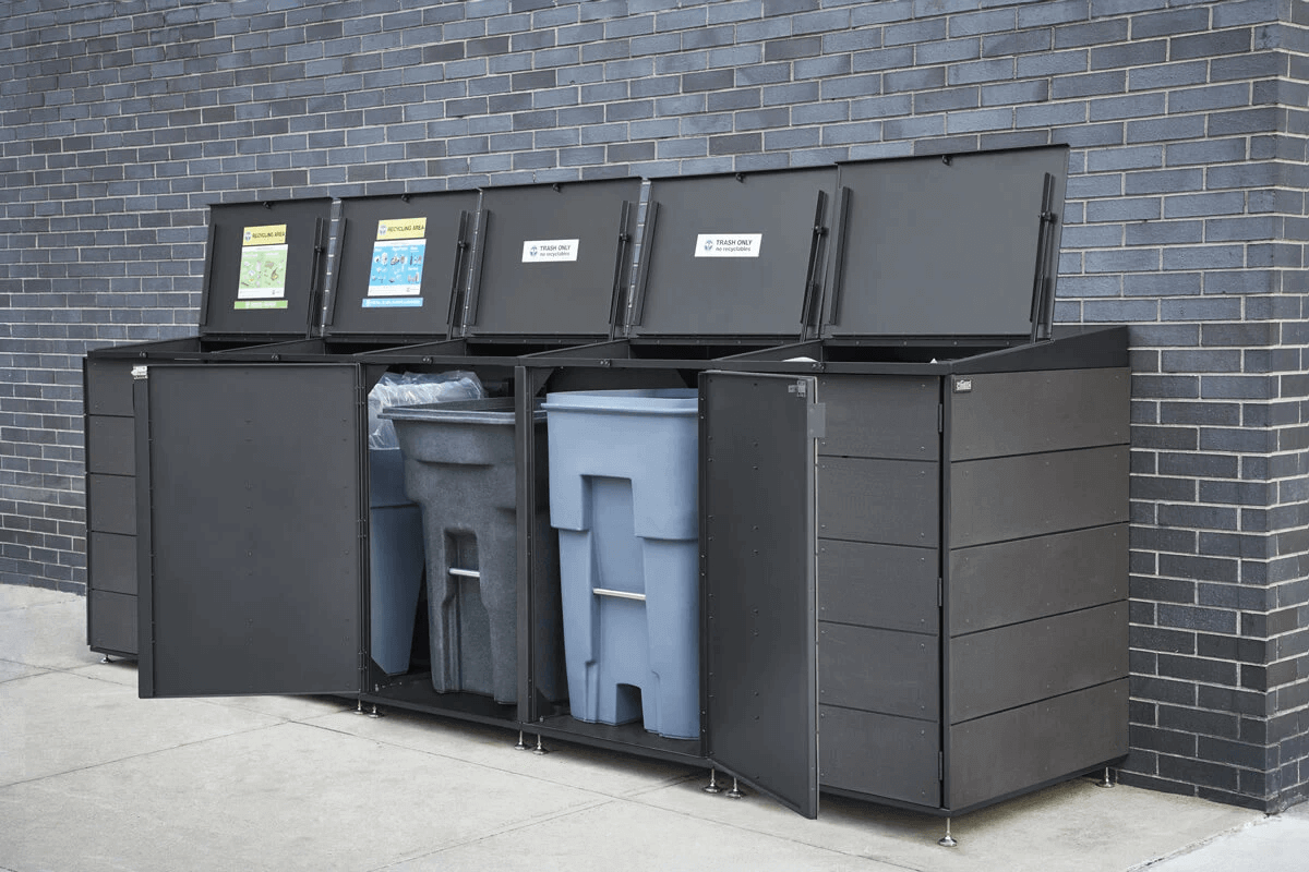 Garbage can storage - trash can storage - recycling storage CITIBIN