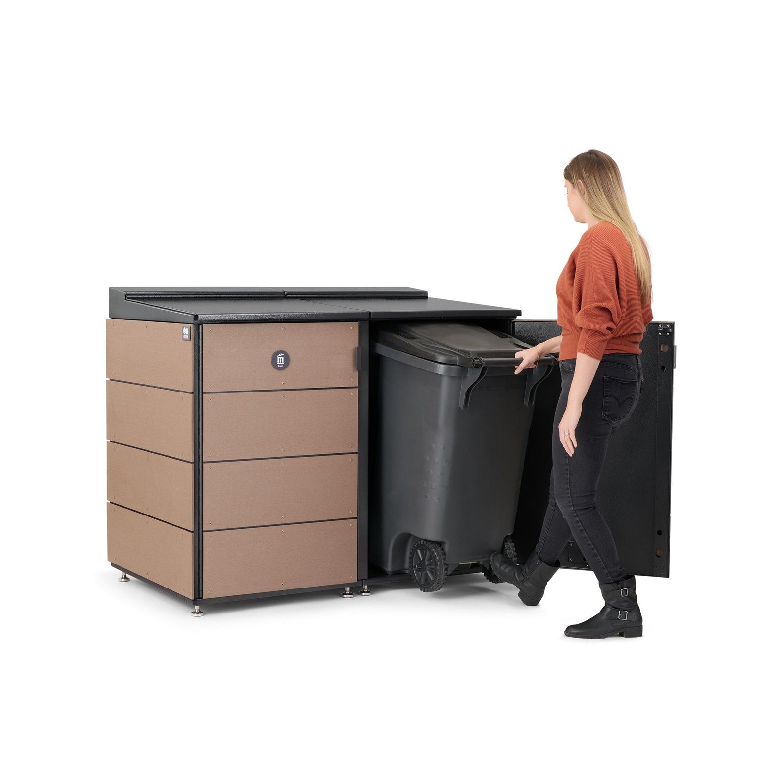 NATAL DESIGN - TSL CUB×NATAL DESIGN charcoal container MOL GRAY-W/ GATOR logo– 40' HIGH CUBE containers with