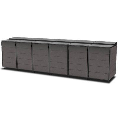 #XL 6-Module#Charcoal lead time 16 to 18 weeks#Sectional Lid