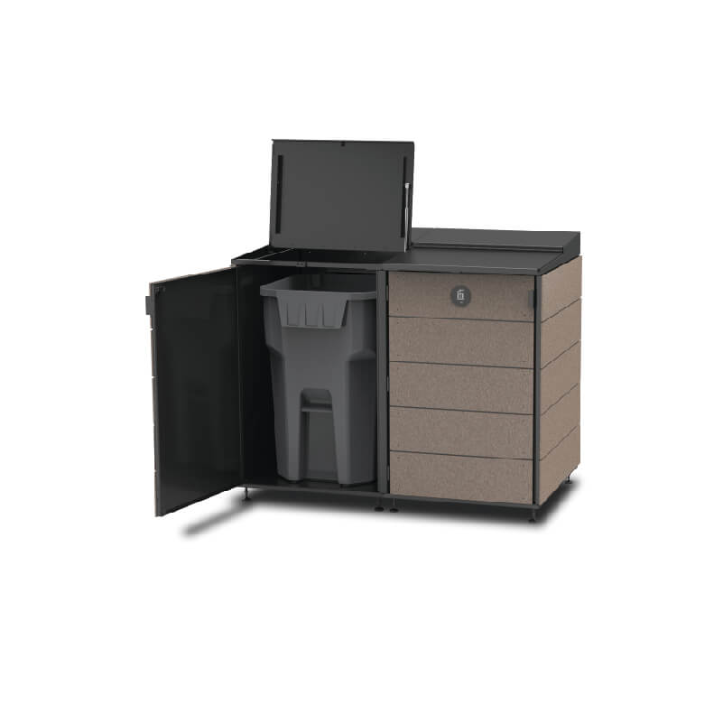 Large Trash Enclosures for 65-96 Gallon Cans - CITIBIN