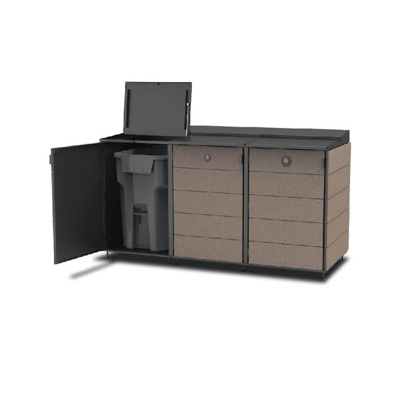 Large Trash Enclosures for 65-96 Gallon Cans - CITIBIN